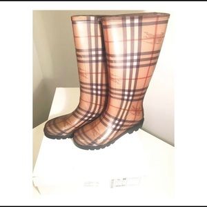 Burberry Check Rain boots